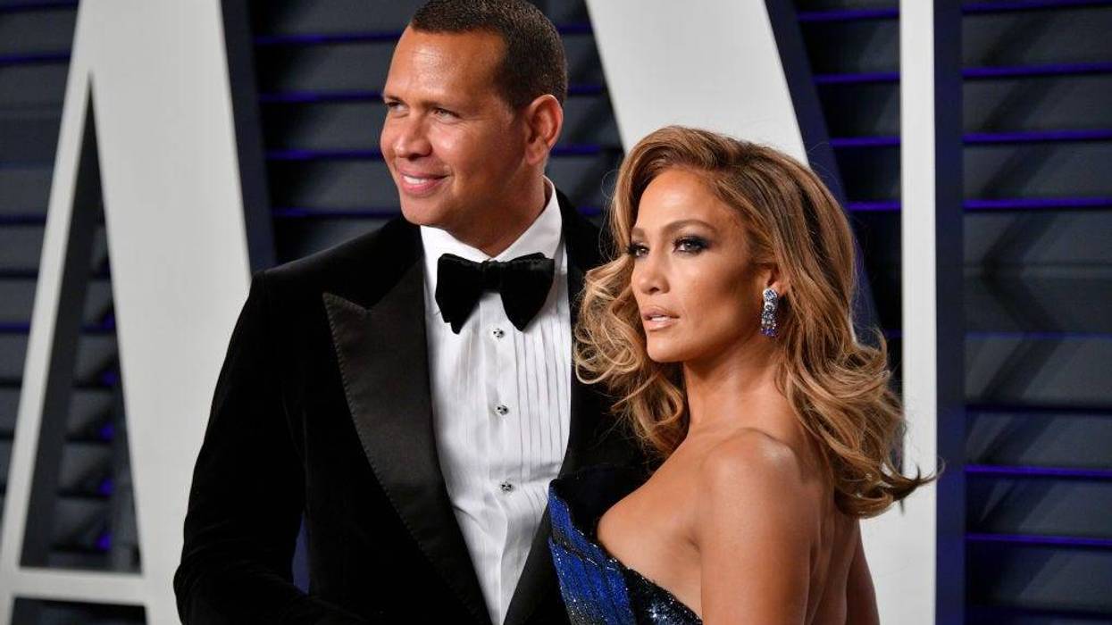 Alex Rodriguez and Jennifer Lopez on the red carpet