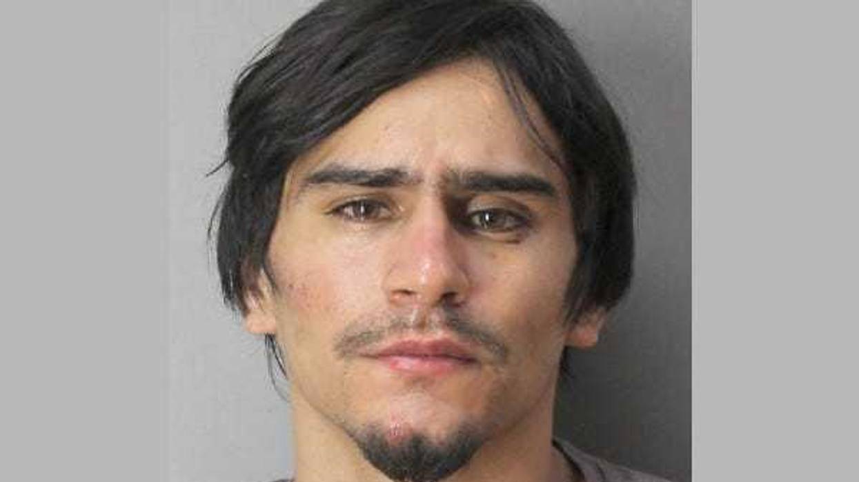 Alexis Aleman of Queens is charged with resisting arrest, menacing a police officer, assault and criminal possession of a weapon.