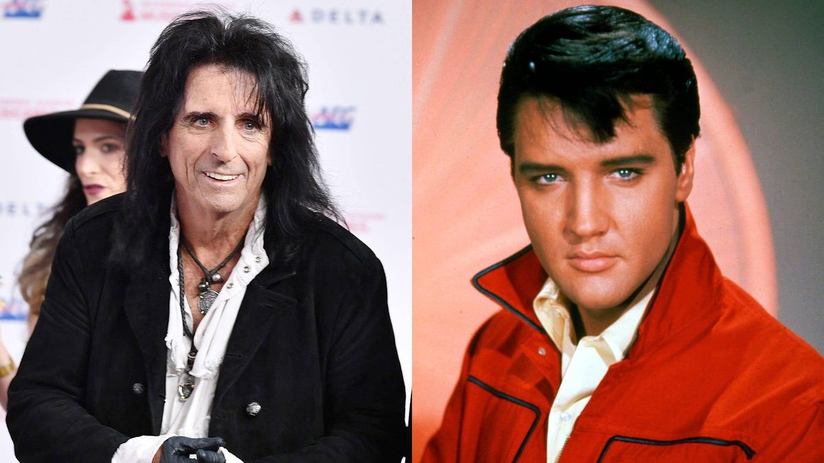 Alice Cooper and Elvis Presley