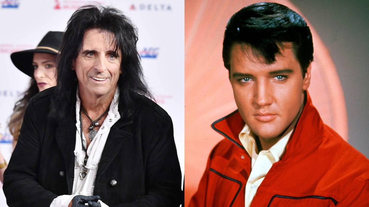 Alice Cooper and Elvis Presley