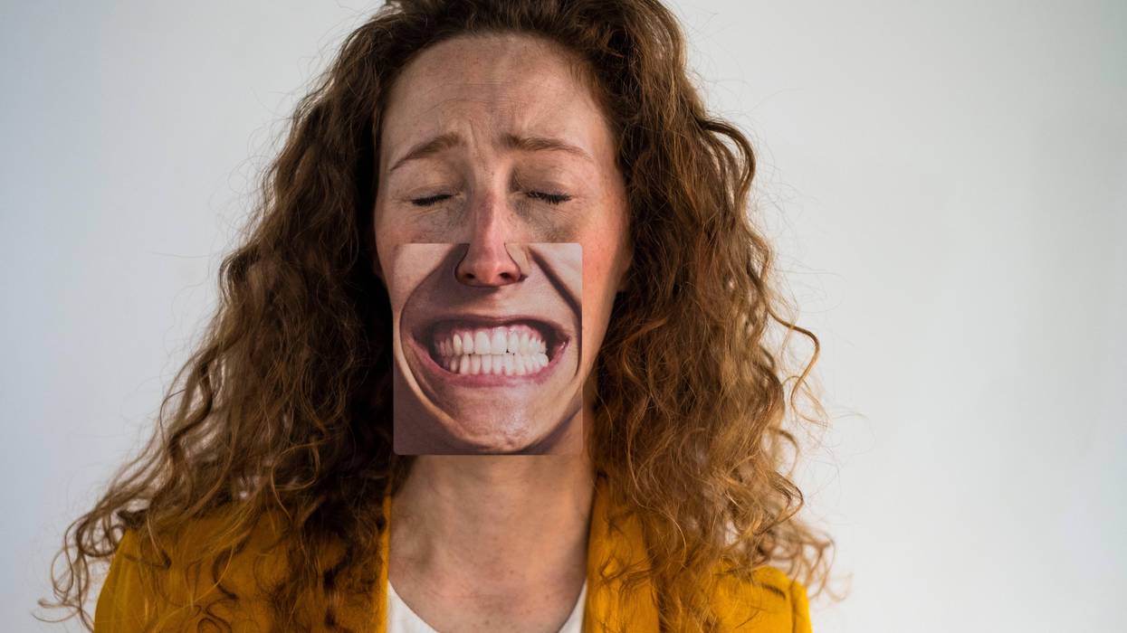 Alice Yorke in "SPEECH," which will run during the Philadelphia Fringe Festival from Sept. 28 to Oct. 1, 2022.