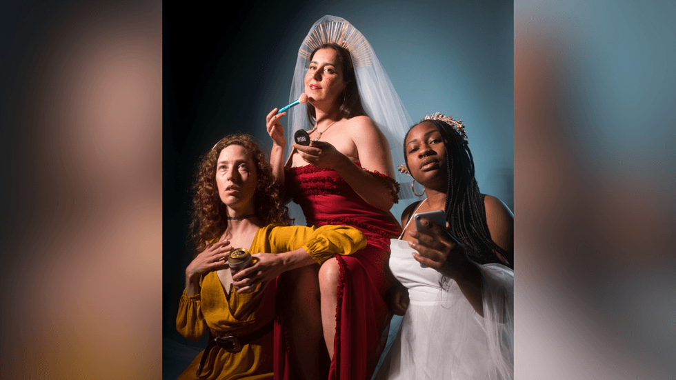 Alice Yorke, Lee Minora and Ciera Gardner in "Nosejob"