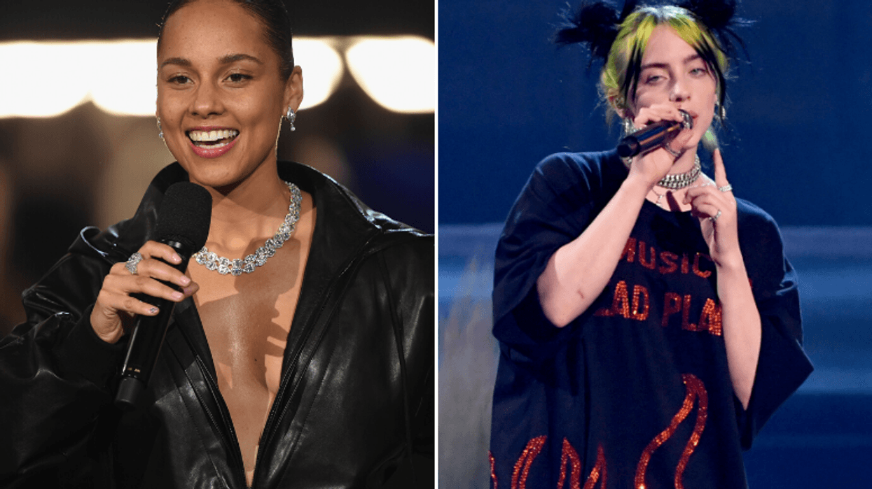 Alicia Keys and Billie Eilish