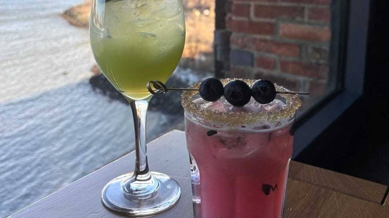All proceeds from the Blueberry Margarita and the Cucumber Jalapeño Spritz will go to the Red Cross' wildfire relief efforts