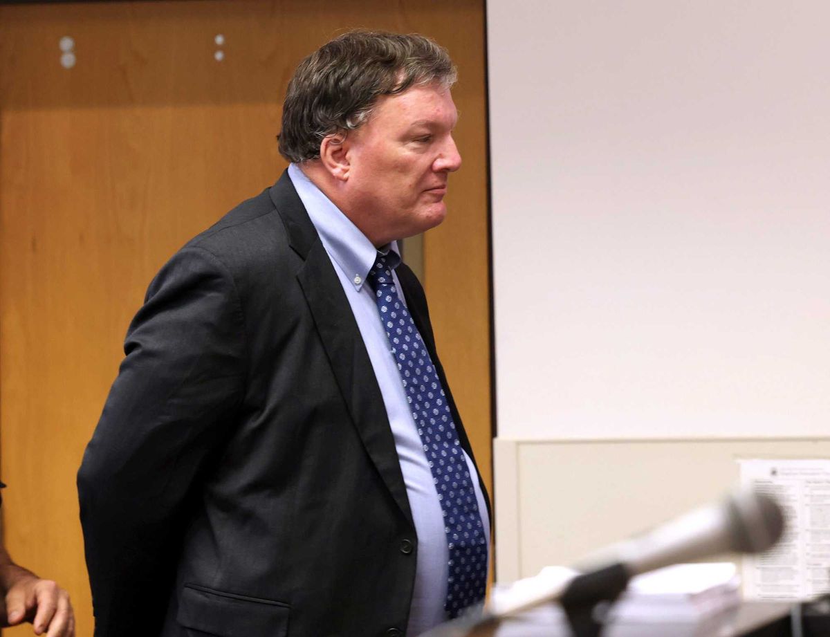 Alleged Gilgo serial killer Rex Heuermann appears in Suffolk County court on June 6, 2024 in Riverhead