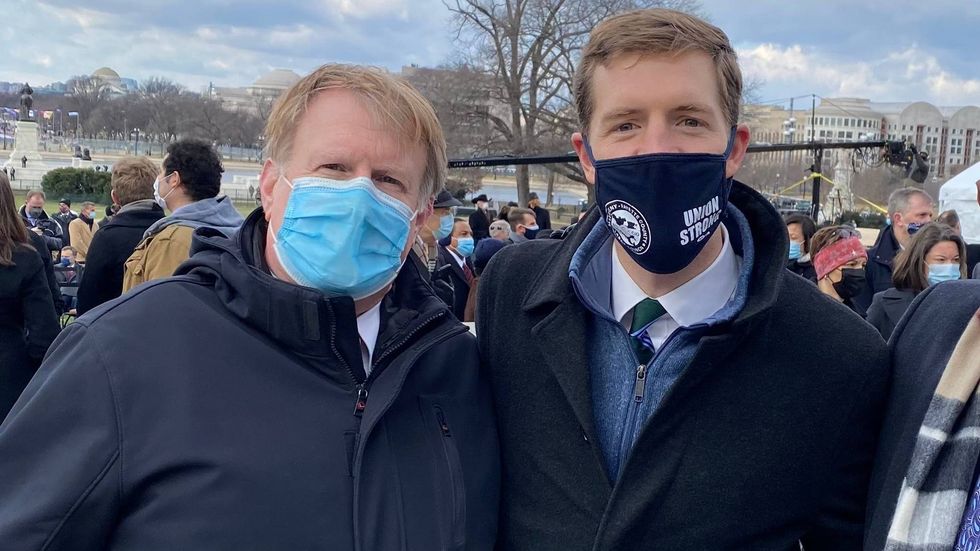Allegheny County Executive Rich Fitzgerald and Pennsylvania Representative Conor Lamb