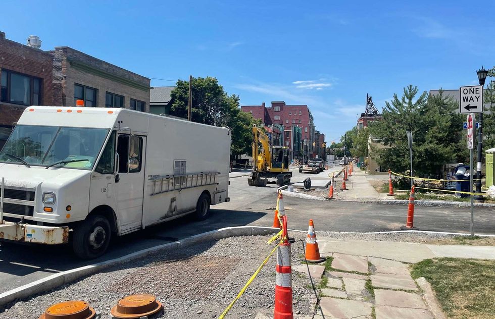 Allen Street construction
