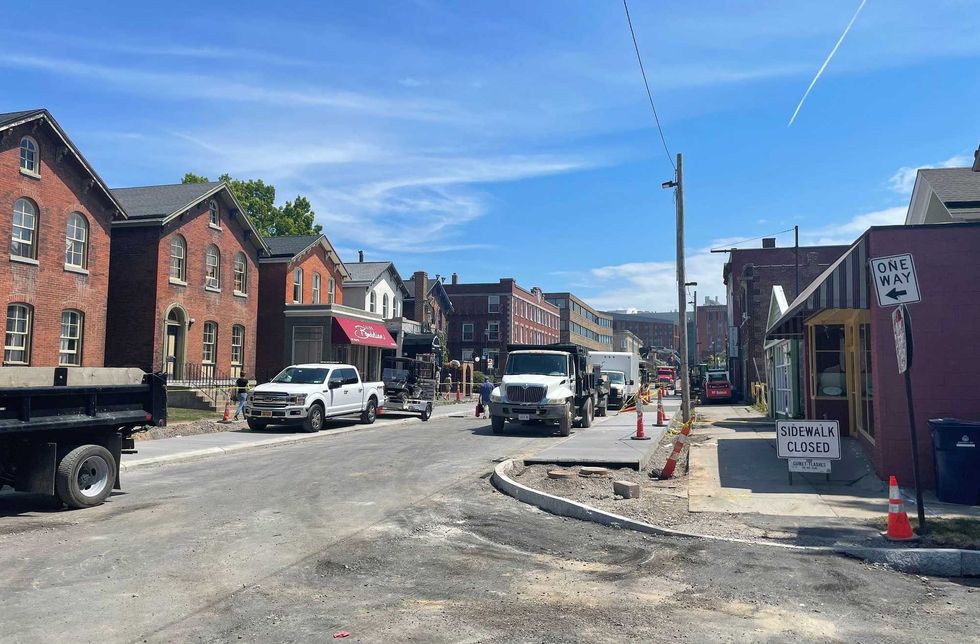 Allen Street construction