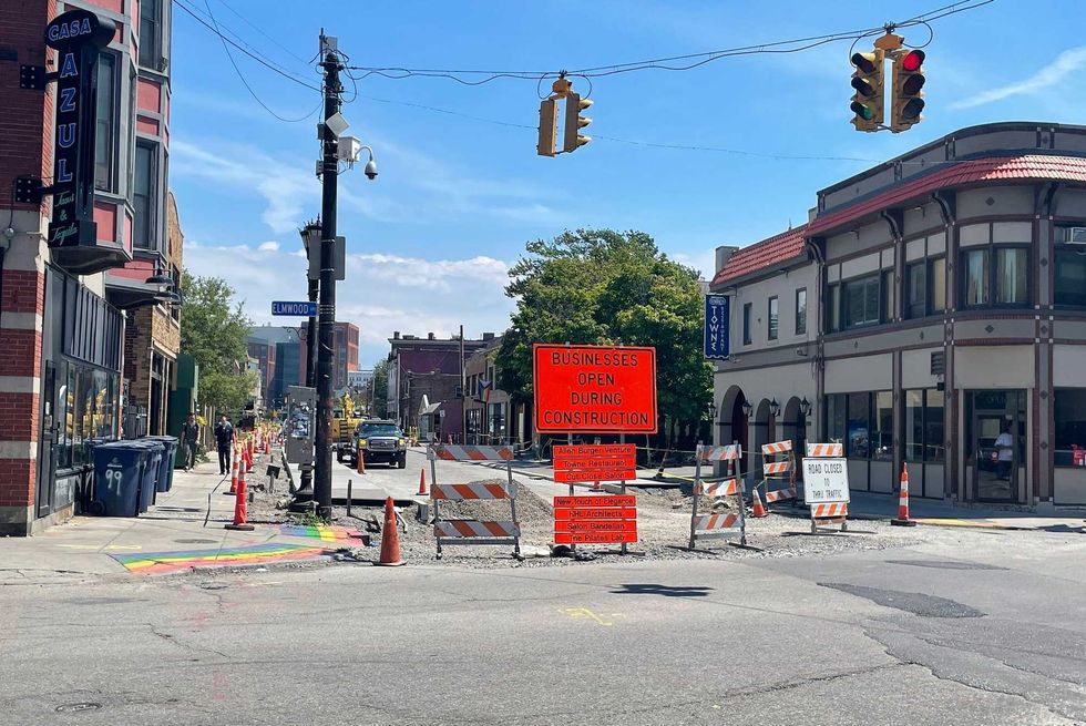 Allen Street construction