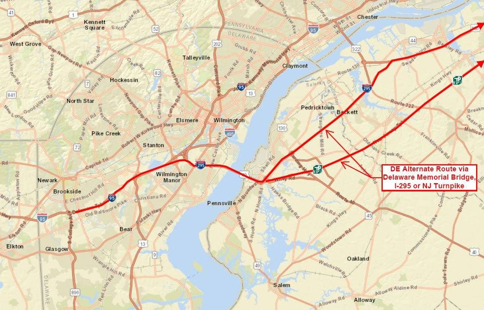 Alternate routes