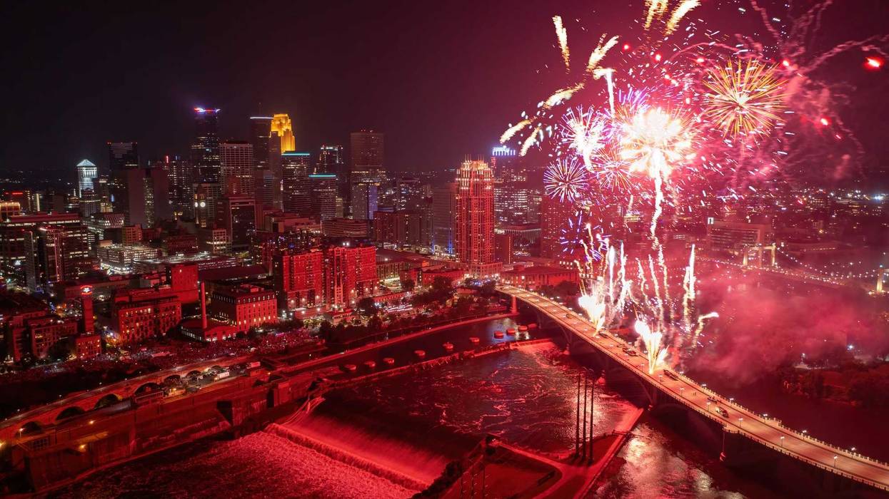 Always a top five fireworks show nationally, over 100,000 people are expected to head downtown for the Target Fireworks again.