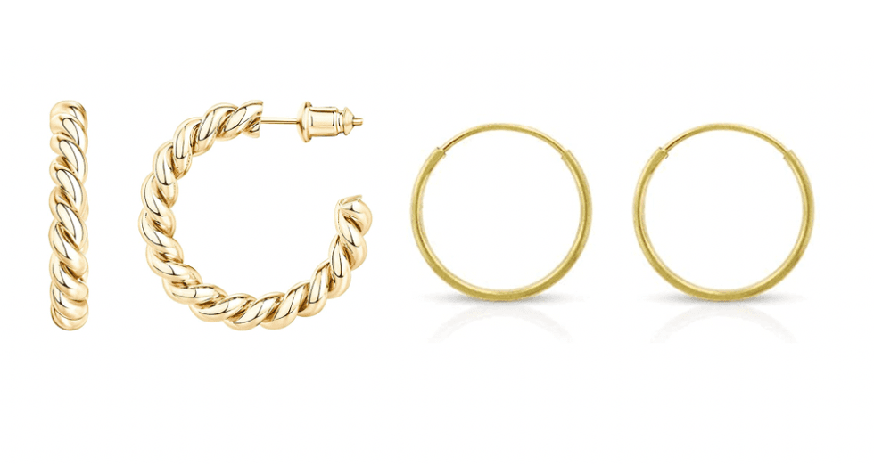Amazon gold hoop earrings