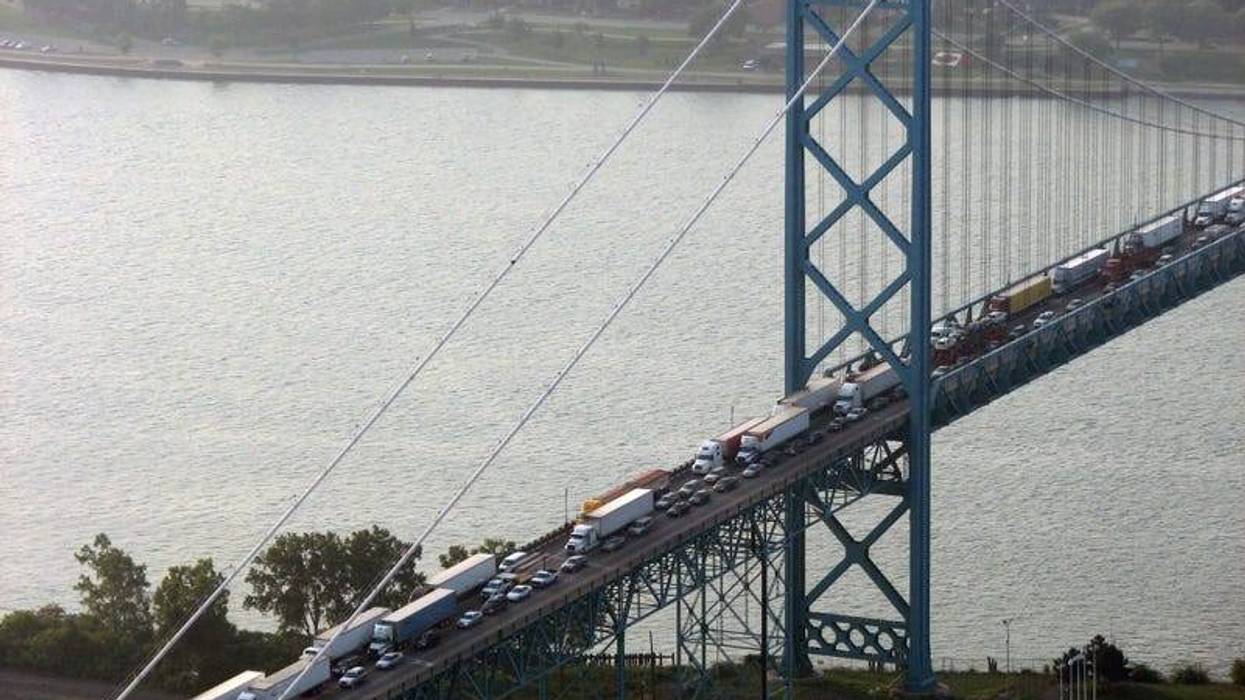 Ambassador Bridge in Detroit