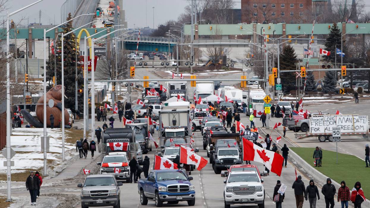 Ambassador Bridge protests