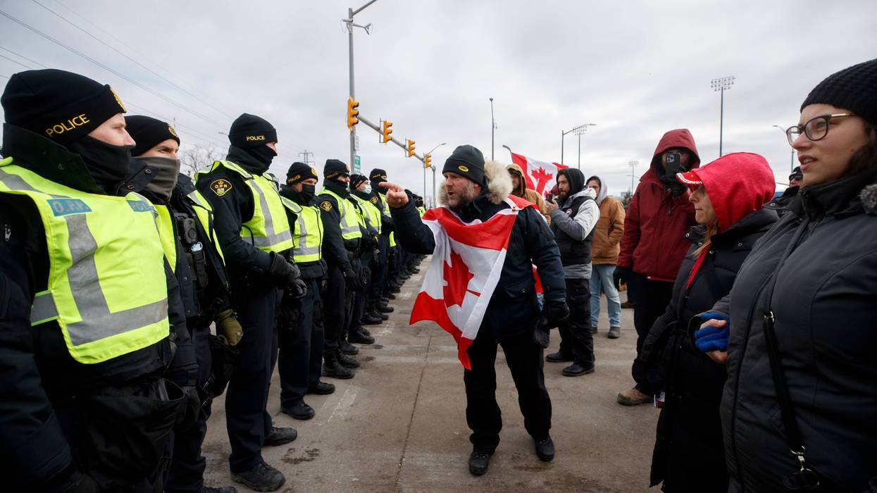 Ambassador Bridge protests