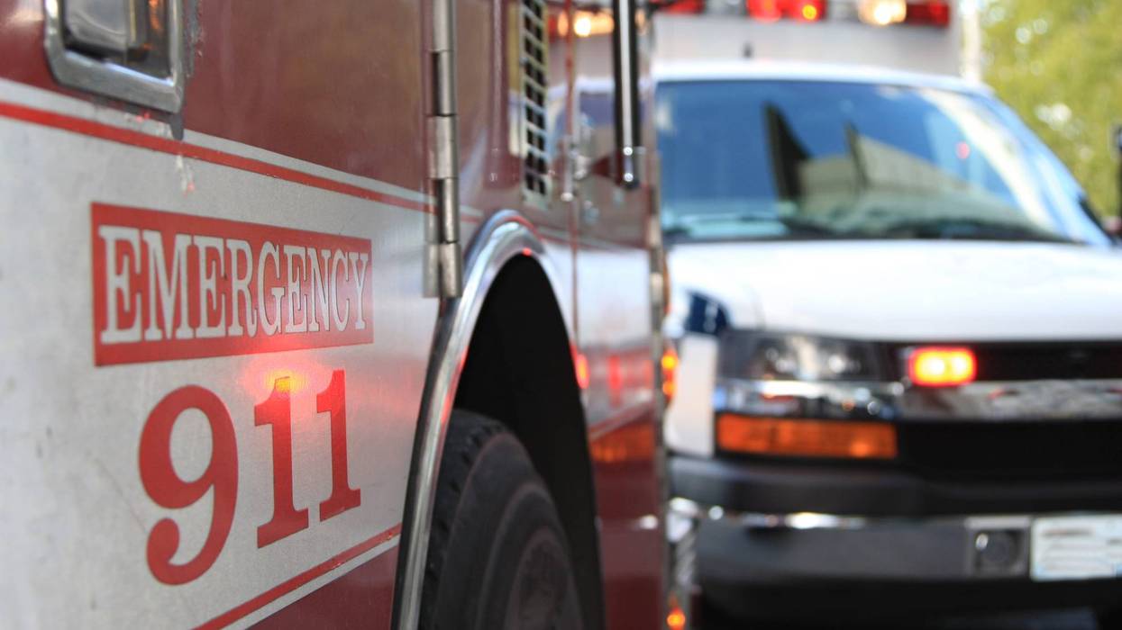 Ambulance stock image