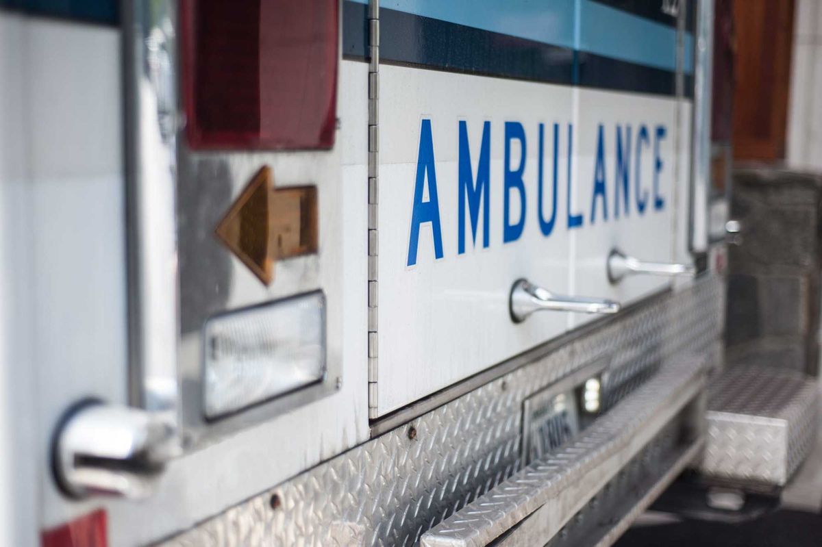 Ambulance stock photo