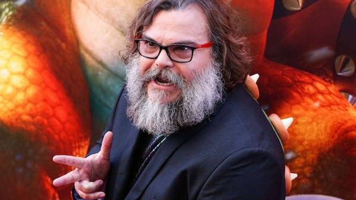 American actor, comedian and musician Jack Black arrives at the Los Angeles Special Screening Of Universal Pictures, Nintendo And Illumination Entertainment's 'The Super Mario Bros. Movie'