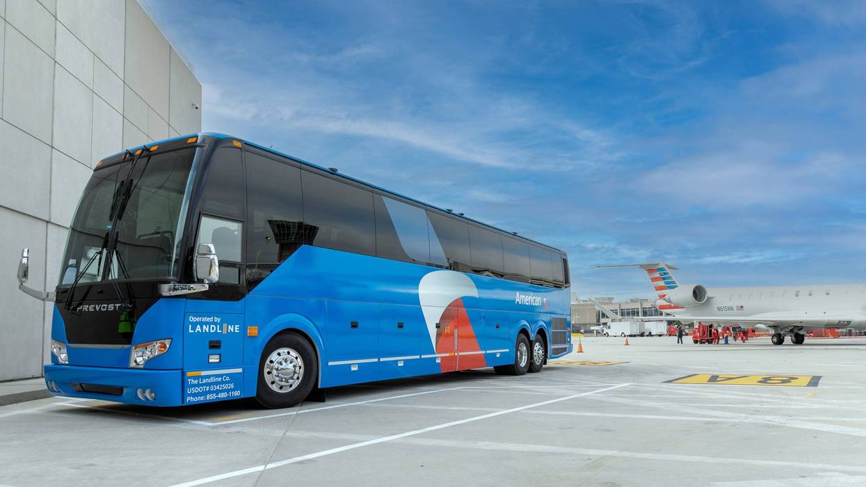 American Airlines-Landline bus service to PHL