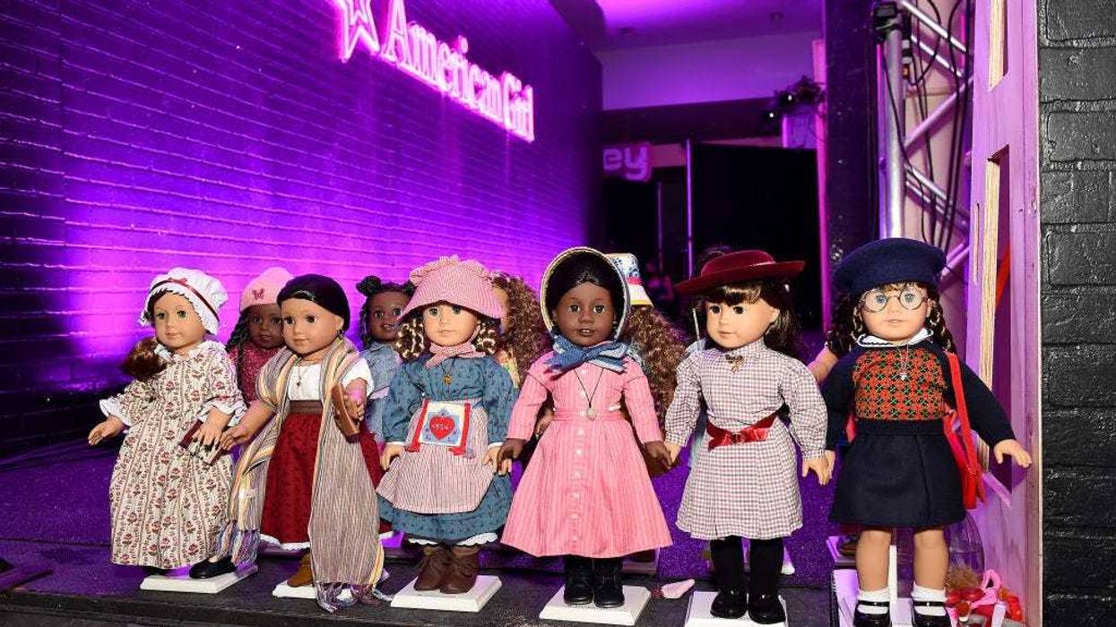 American Girl dolls are seen during American Girl celebrates debut of World By Us and 35th Anniversary with fashion event in partnership with Harlem's Fashion Row on September 23, 2021 at American Girl Place in New York City. (Photo by Ilya S. Savenok/Getty Images for American Girl)