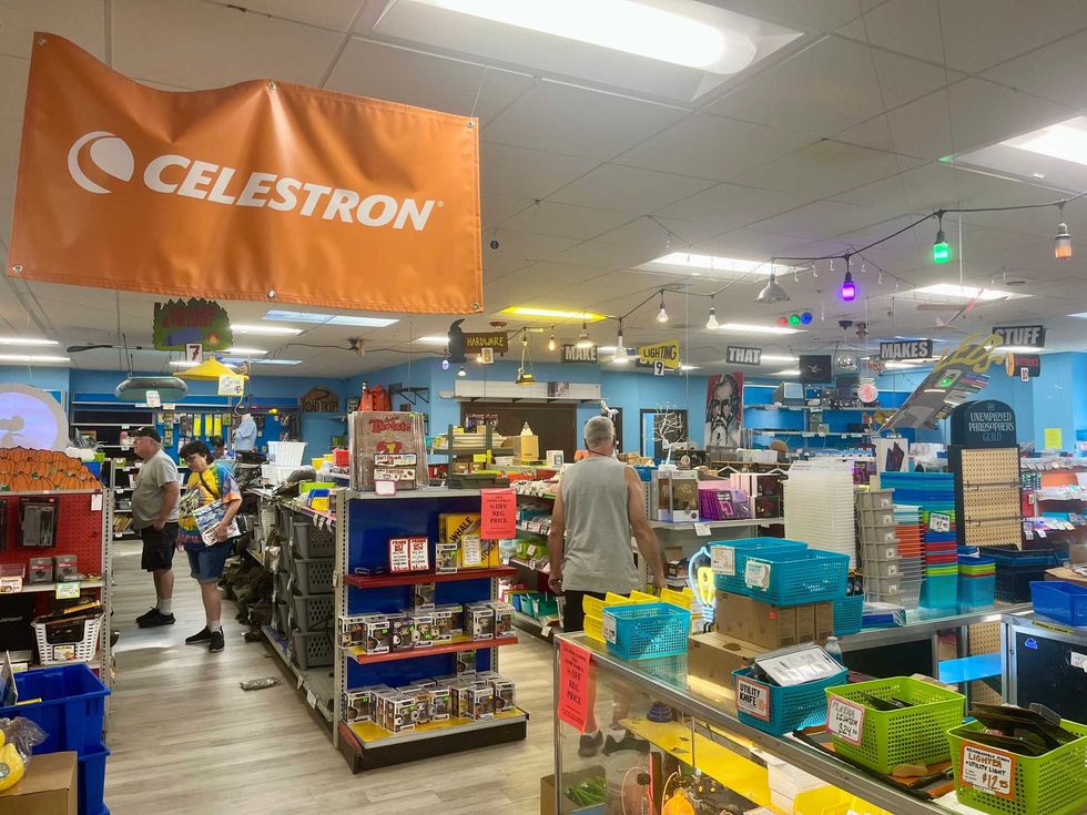 American Science and Surplus shoppers