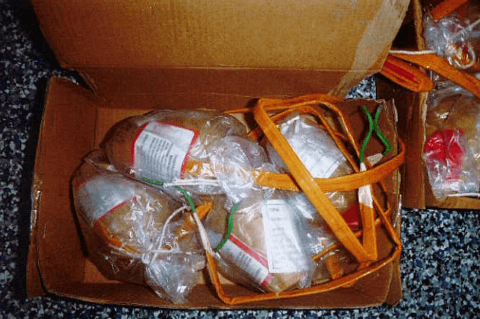 Among the illegal possessions recovered from Christopher Giancola