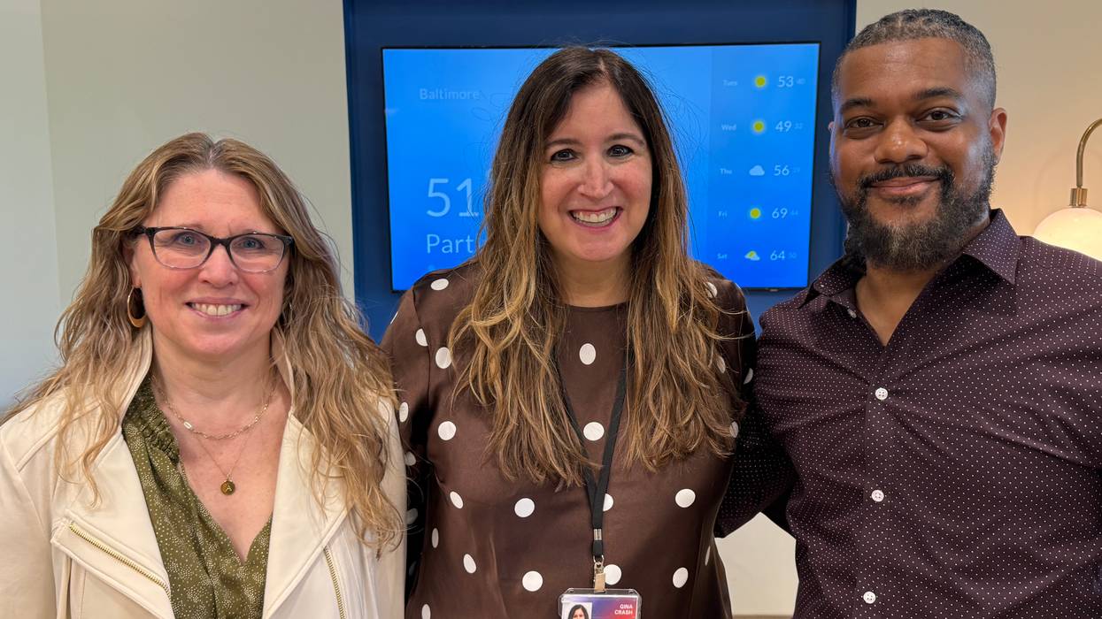 Amy Lambert & Jabari Walker, Co-Chairs, Maryland Commission on Climate Change's Education, Communication and Outreach Working Group (ECO) with Gina Crash