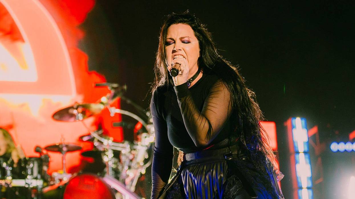 Amy Lee of Evanescence at Aftershock 2024