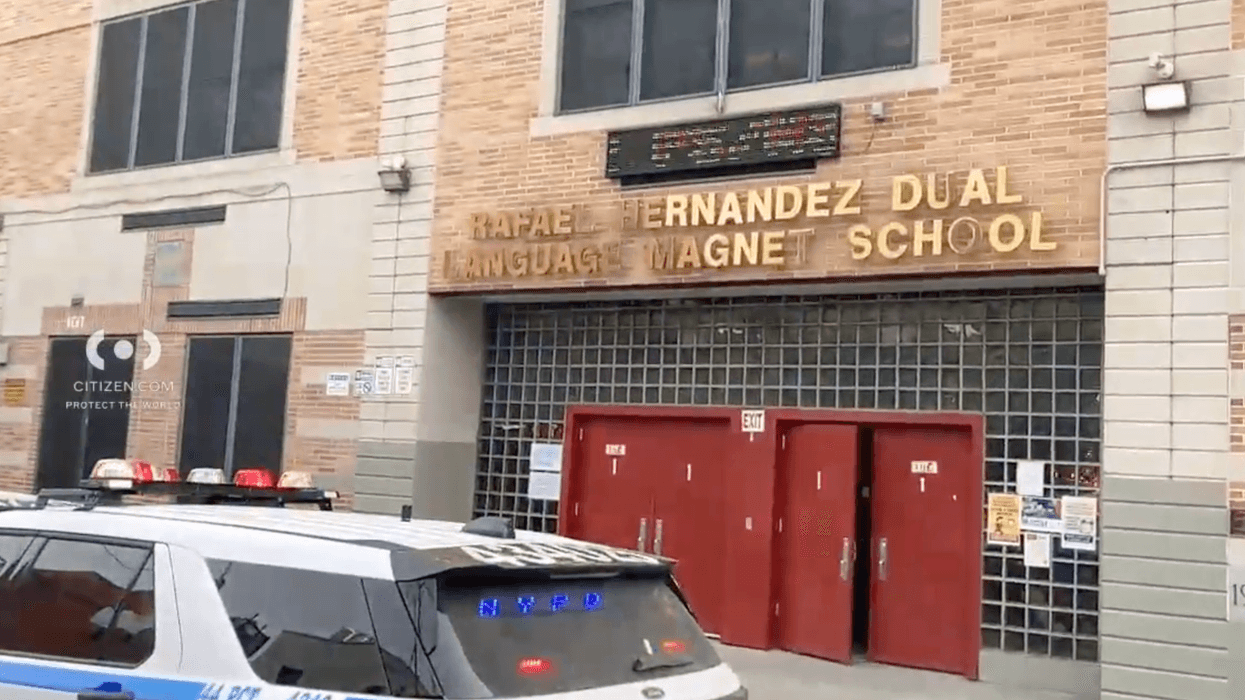 An 11-year-old girl is in custody after allegedly stabbing a 12-year-old boy at a Bronx school Monday.