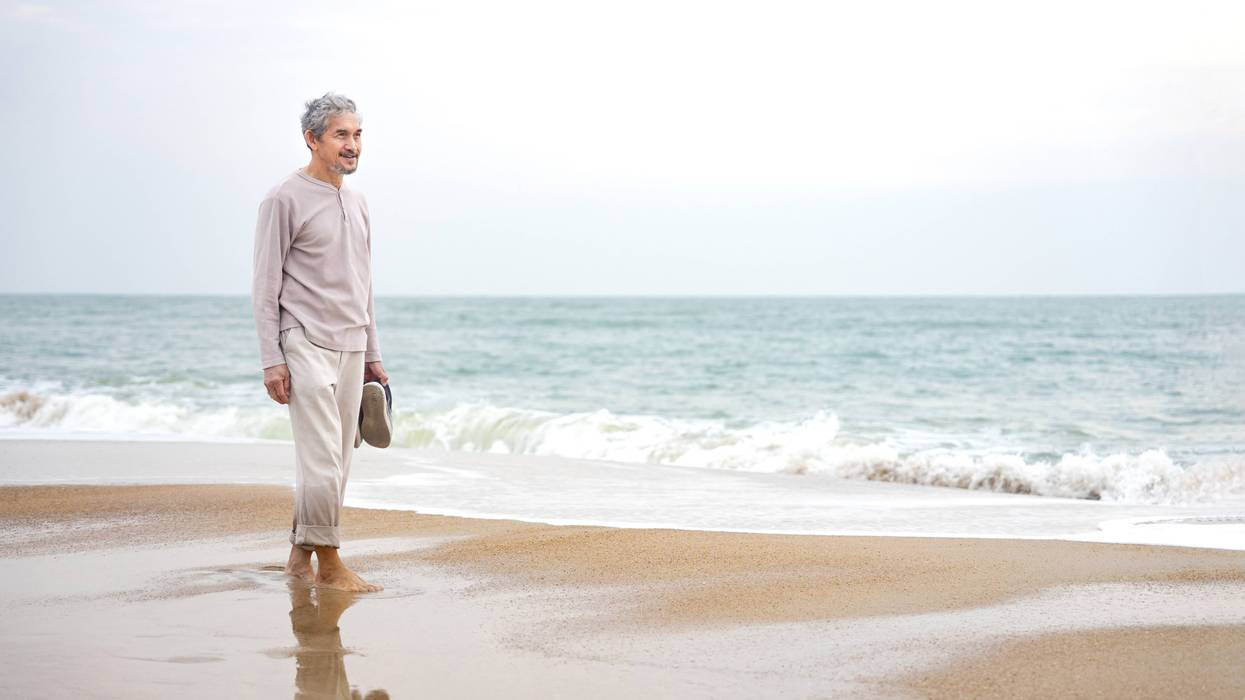 An 86-year-old man in Skegness, England, has been fined after local environmental officers cited him for littering when he spat out a piece of beach grass that blew into his mouth during a walk along the shore.