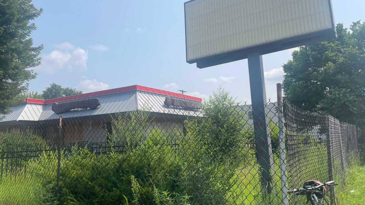 An abandoned Burger King in North Minneapolis.