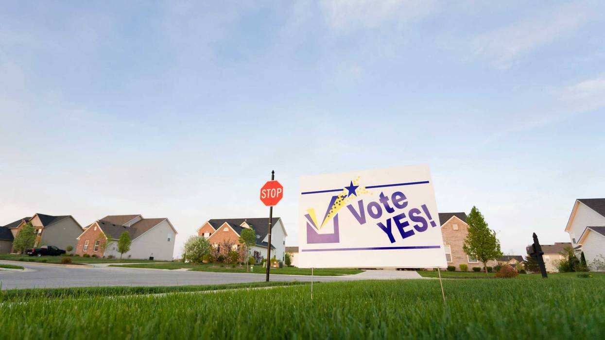 An Alexandria couple has been arrested for felony theft after allegedly stealing hundreds of yard signs from across the city.