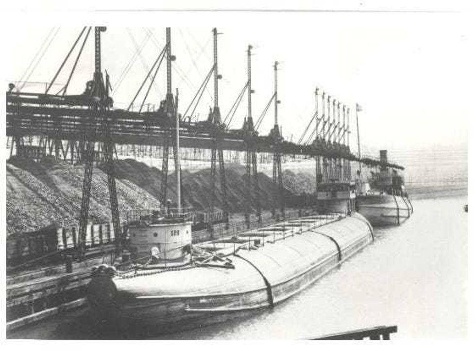 An almost 300-foot-long barge that sunk during a storm on the Great Lakes has been discovered almost 120 years after it was last seen taking on water and diving beneath the waves.