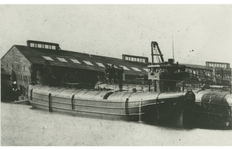 An almost 300-foot-long barge that sunk during a storm on the Great Lakes has been discovered almost 120 years after it was last seen taking on water and diving beneath the waves.
