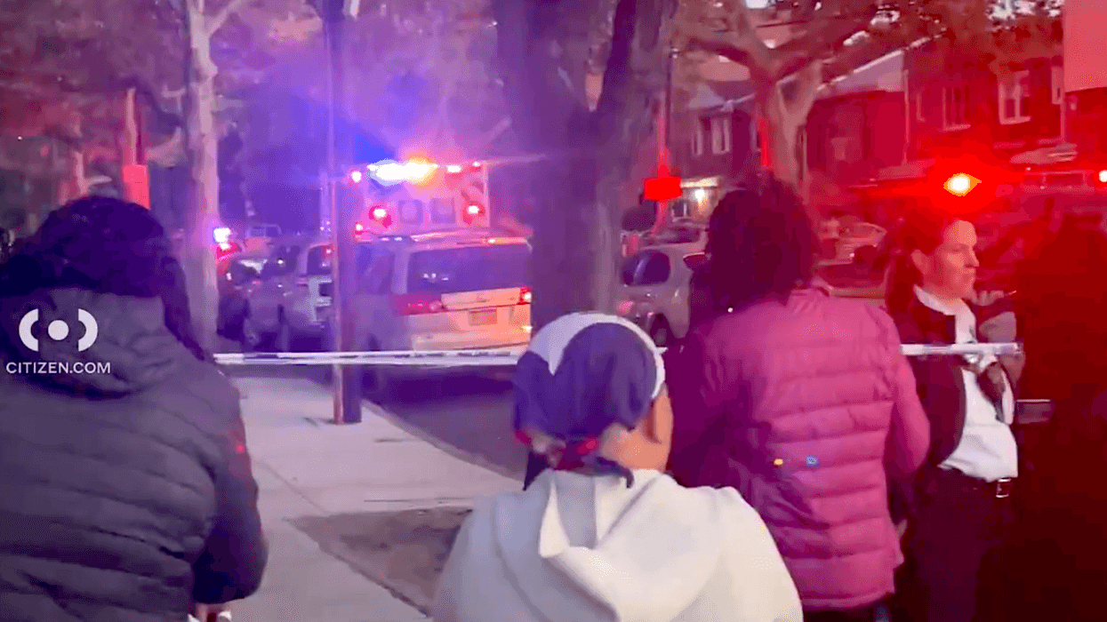 An ambulance was seen near the Bildersee Playground, where the shooting occurred