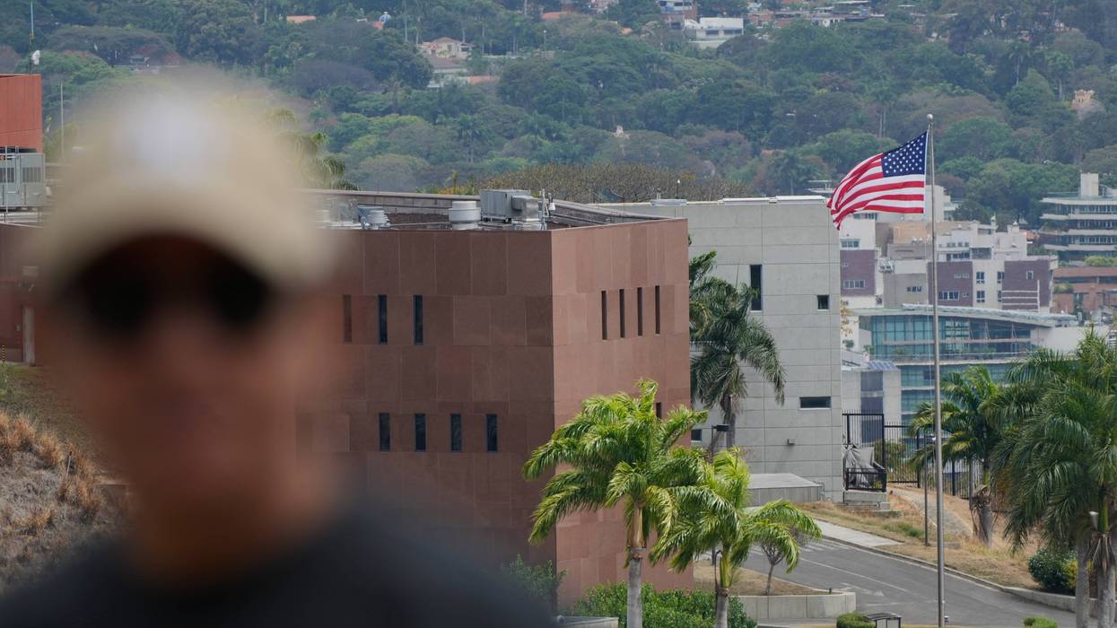 American flag raised at US Embassy in Venezuela for the 1st time since 2019