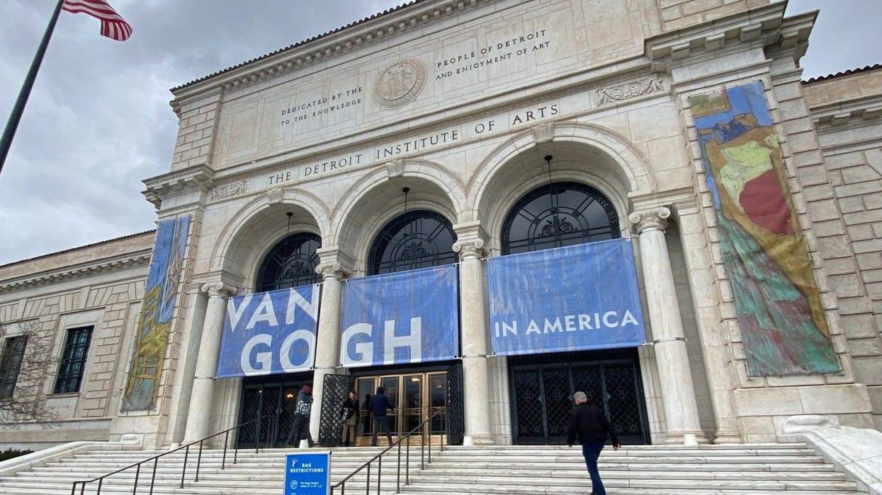 An art collector from Brazil sued the Detroit Institute of Arts on Tuesday for allegedly stealing a Vincent Van Gogh painting that he claims has been missing for nearly six years before it was discovered hanging in the museum's "Van Gogh in America" exhibition.