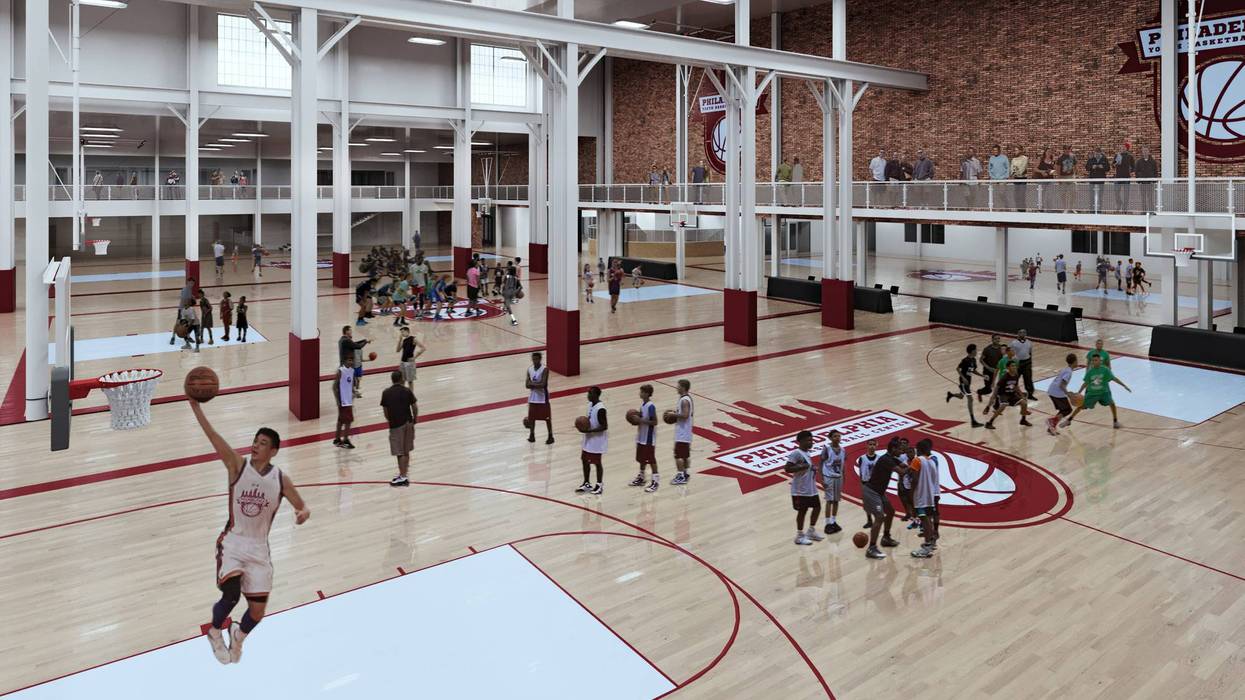 An artist's rendering of the Alan Horwitz Sixth Man Center.