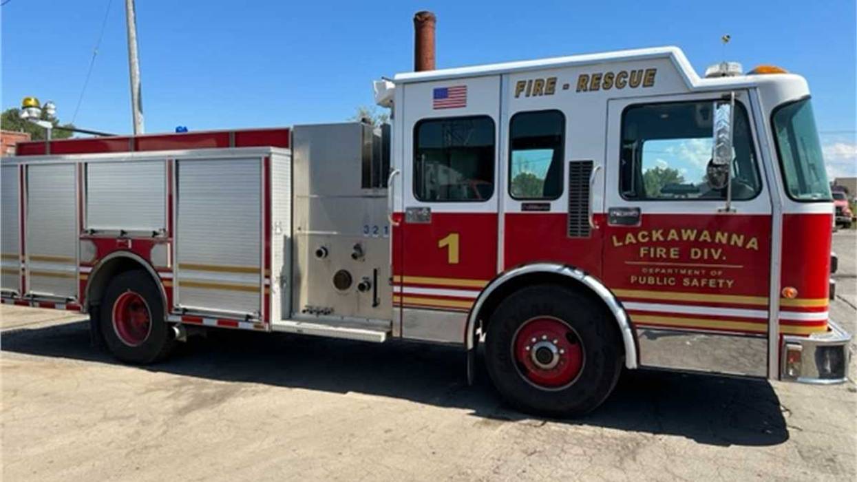 An auction ends Friday for a used Lackawanna fire truck. Auction coordinators say proceeds will go toward the city of Lackawanna which used this truck until 2022.