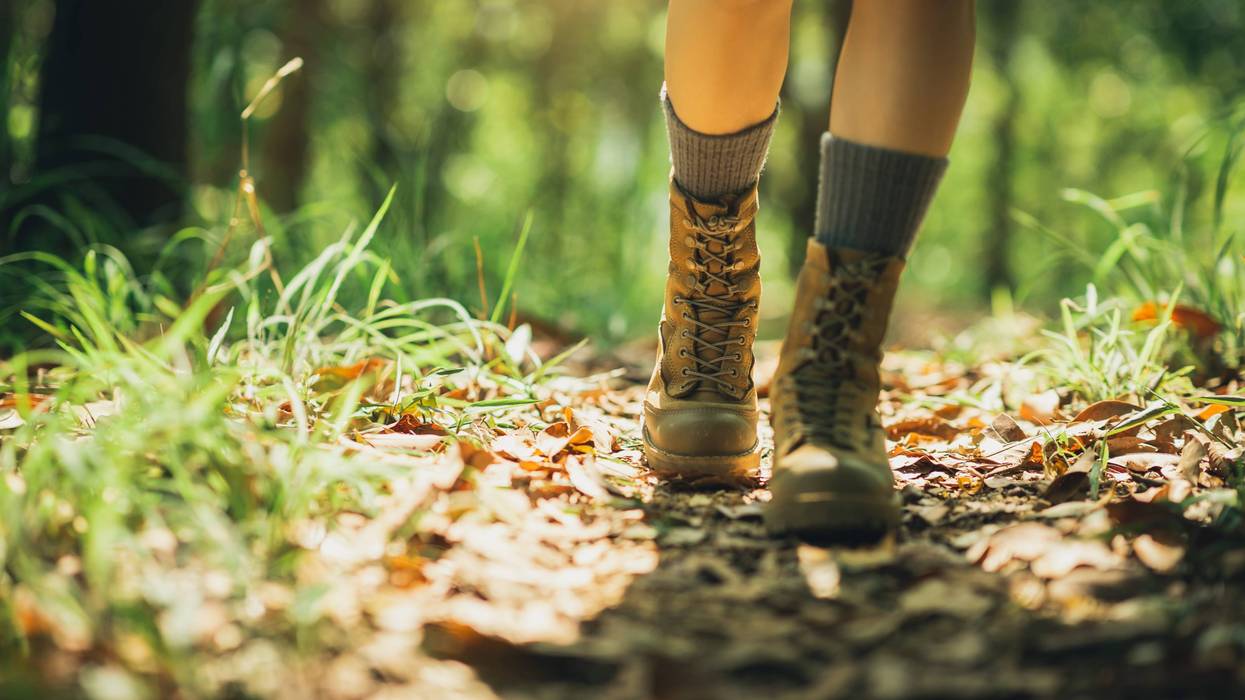 An elderly hiker was safely located after a brief search when she became separated from her hiking group in the Upper Peninsula on Thursday.