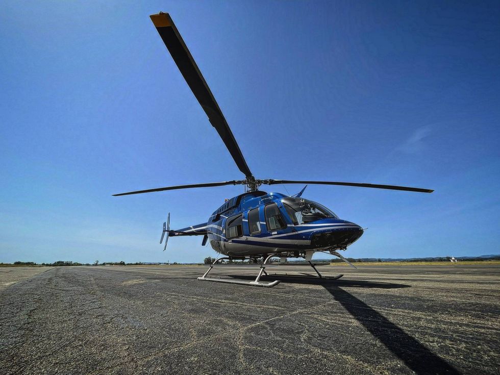 An example of the helicopter used by PG&E.