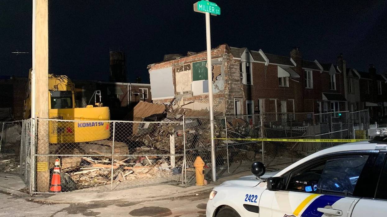 An explosion destroyed three homes in Port Richmond in the early morning hours of New Year's Day.