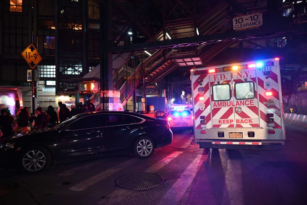 An FDNY ambulance is seen in Woodside, Queens