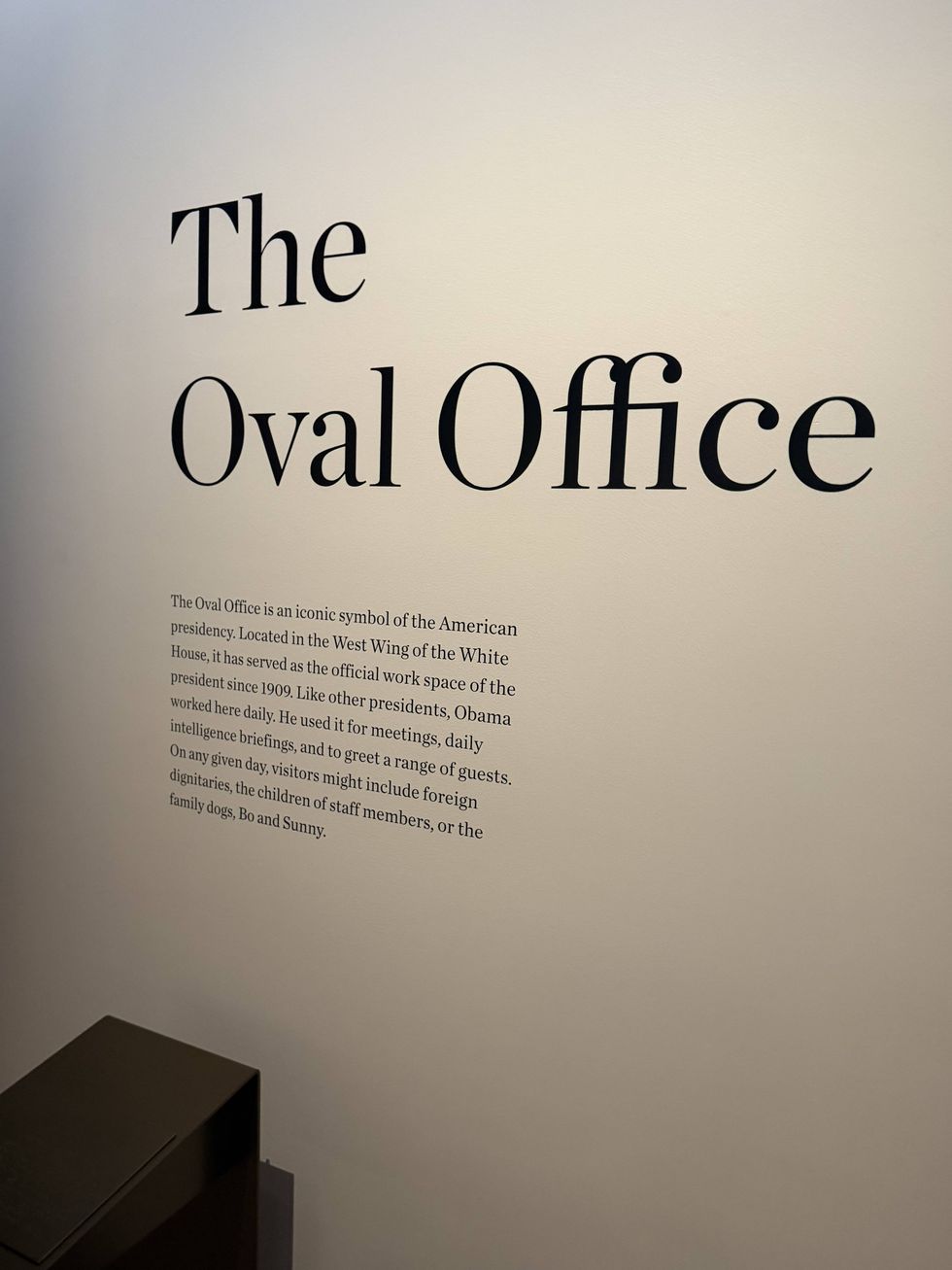 An image inside the museum at the Obama Presidential Center on Chicago's South side.