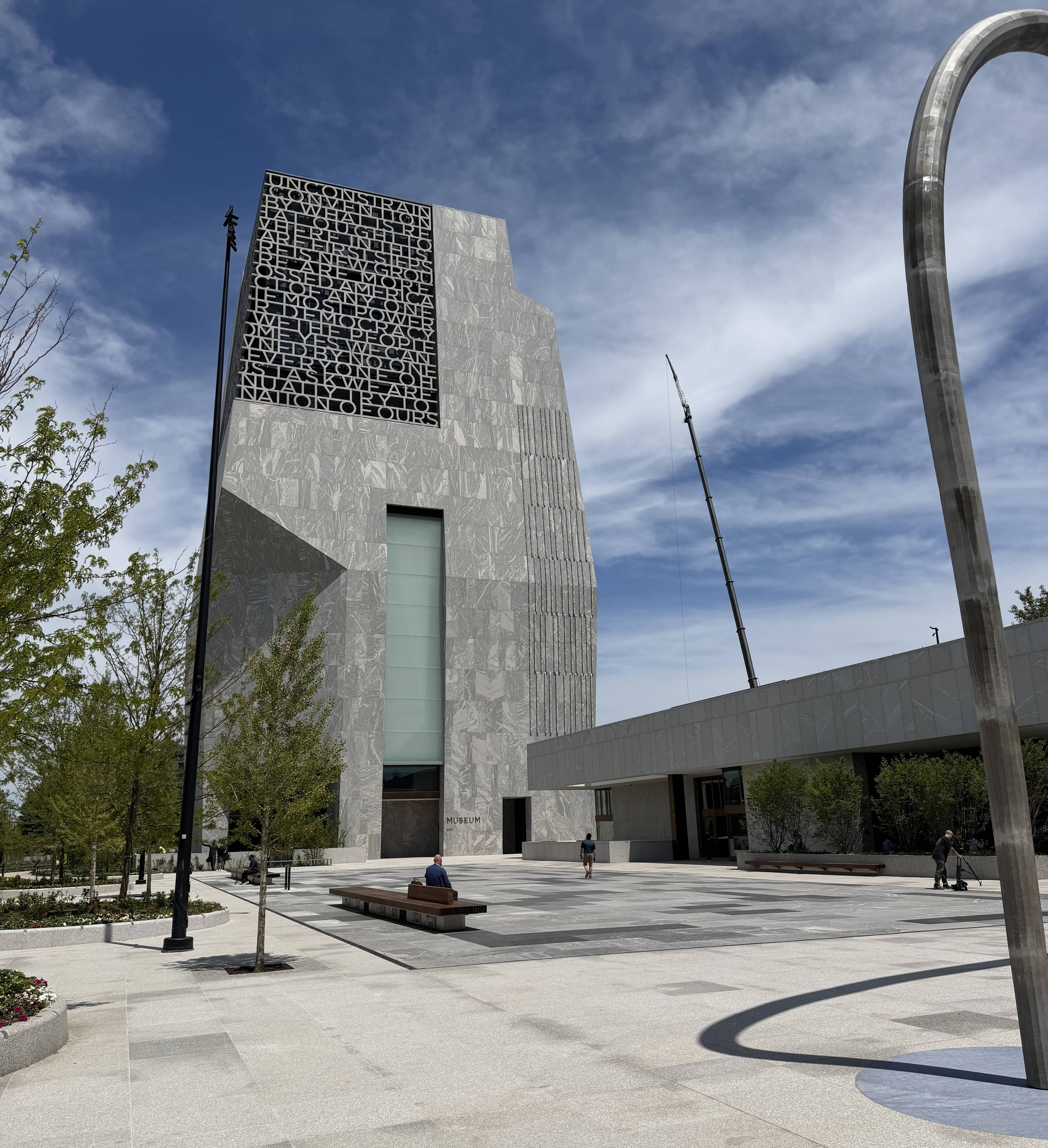 An image of the museum at the Obama Presidential Center on Chicago's South side.