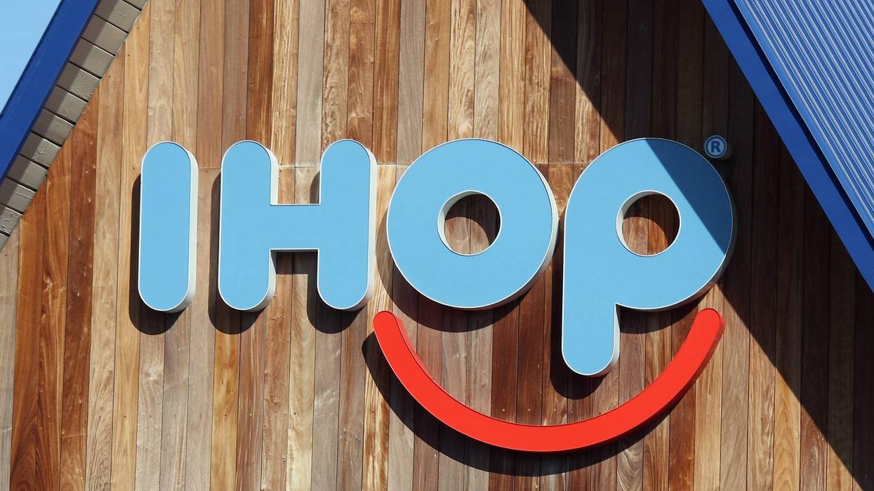 An image of the sign for an iHop restaurant as photographed on March 18, 2020 in Hicksville, New York