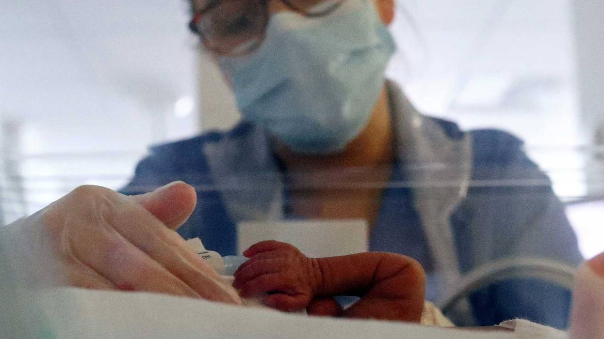 An Isanti County family reunited Monday morning with the Allina Health ambulance crew that helped deliver twin baby girls en route to the hospital back in September.