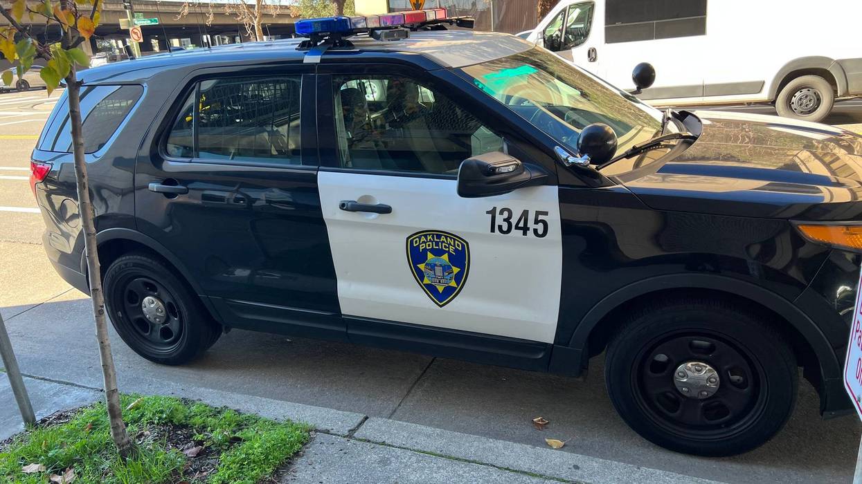 An Oakland police car from January, 2022.