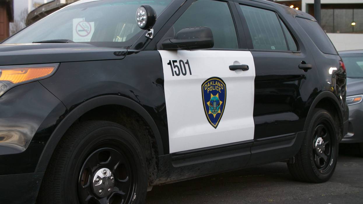 An Oakland Police Department car.