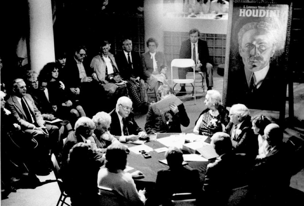 An official Houdini Seance in Appleton, Wisconsin. It continued the string of annual seances held Halloween night since Houdini